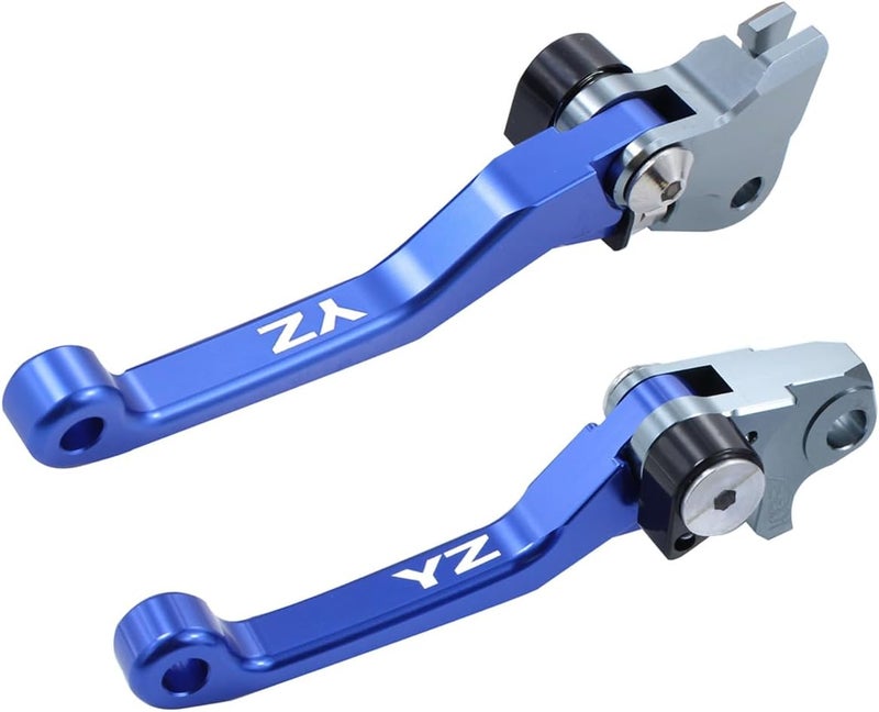 GWH CNC Aluminum Motorcycle Foldable Brake Clutch Lever Handle for YZ125/YZ250 (15-22), YZ250F/YZ450F (09-22), YZ125X/YZ250X (16-22), YZ450FX/YZ426F (19-22) - Image 1